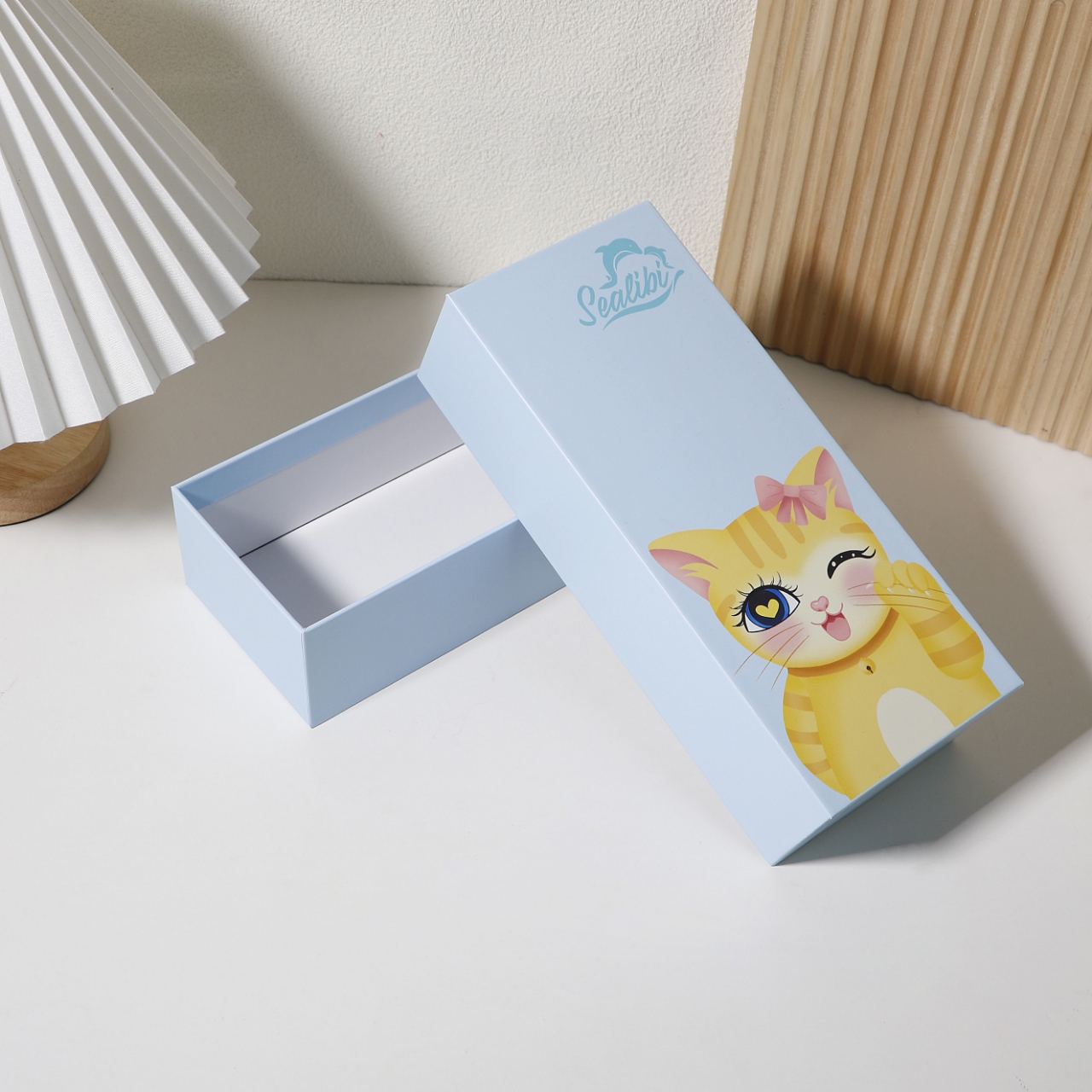 Personalized Lift-Off Lid Product Packaging