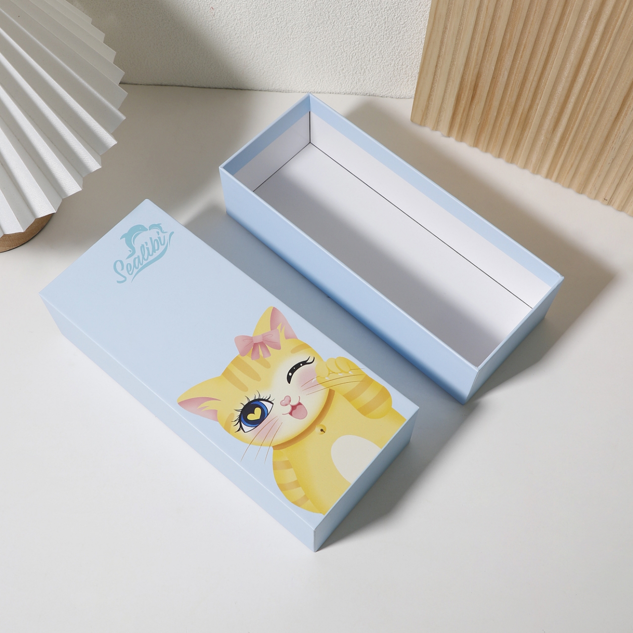 Personalized Lift-Off Lid Product Packaging