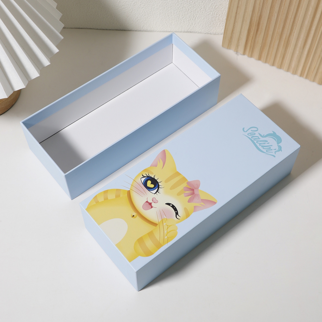 Personalized Lift-Off Lid Product Packaging