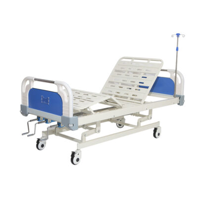 Hand Crank 3 Function Hospital Bed Double Board CZ3-B (7)