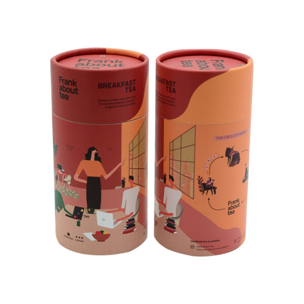 paper tube packaging for tea