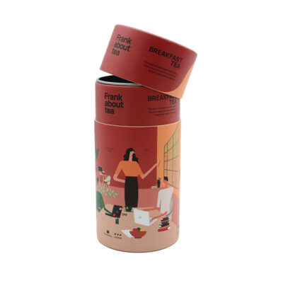 Bespoke Recyclable Paper Tube Tea Coffee Packaging Vendor