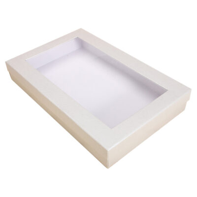 China Apparel Sleeve Lid and Base Lift Out Boxes with Window