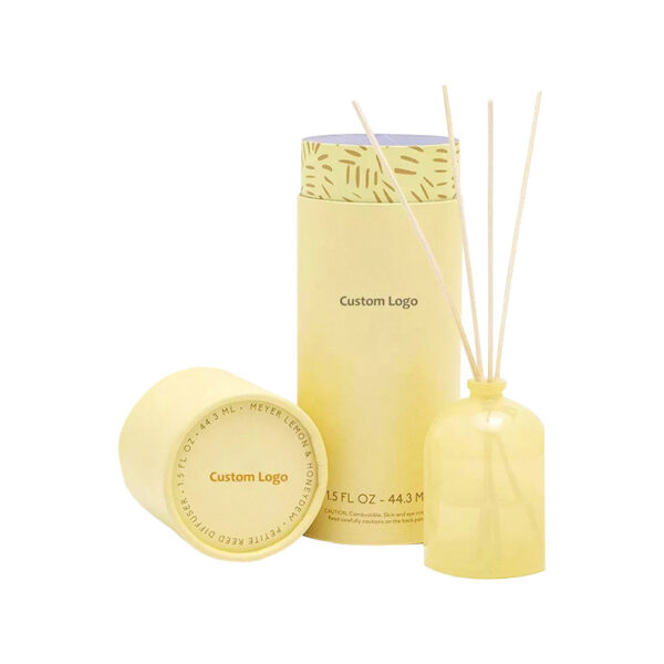 Custom Round Perfume Candle Paper Tube Packaging Wholesaler