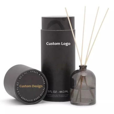 Custom Round Perfume Candle Paper Tube Packaging Wholesaler