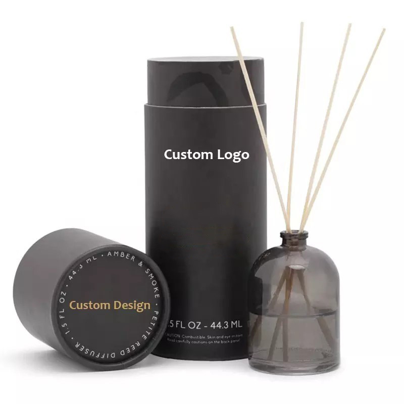 Custom Round Perfume Candle Paper Tube Packaging Wholesaler