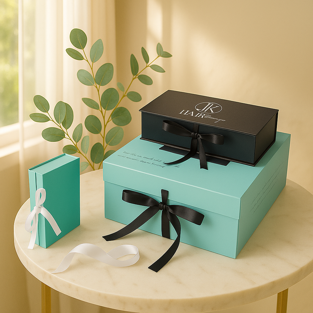 Hair Extension Packaging Boxes