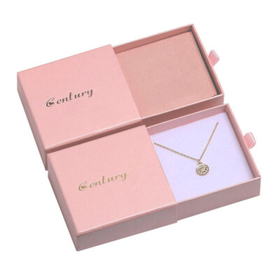 ODM Necklace Pendant Ring Slider Out Drawer Paper Boxes