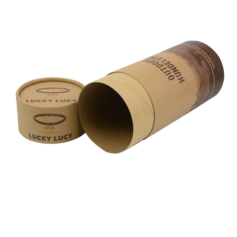 Premium Outdoor Dog Toy Leash Kraft Paper Tubes Packaging