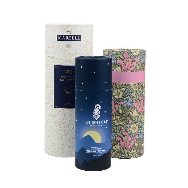 Printed Body Essential Oil Bottle Paper Tube Packaging Maker
