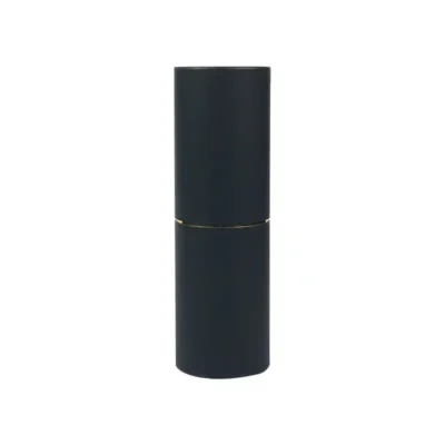 Agent Recyclable Black Paper Tube for Lip Balm Cosmetic