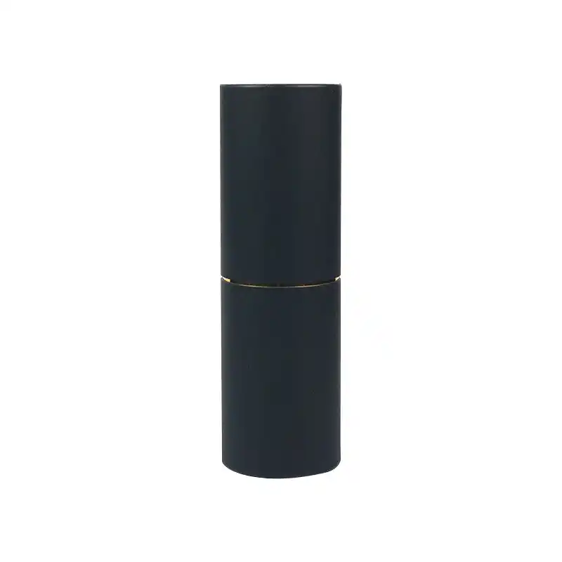 Agent Recyclable Black Paper Tube for Lip Balm Cosmetic