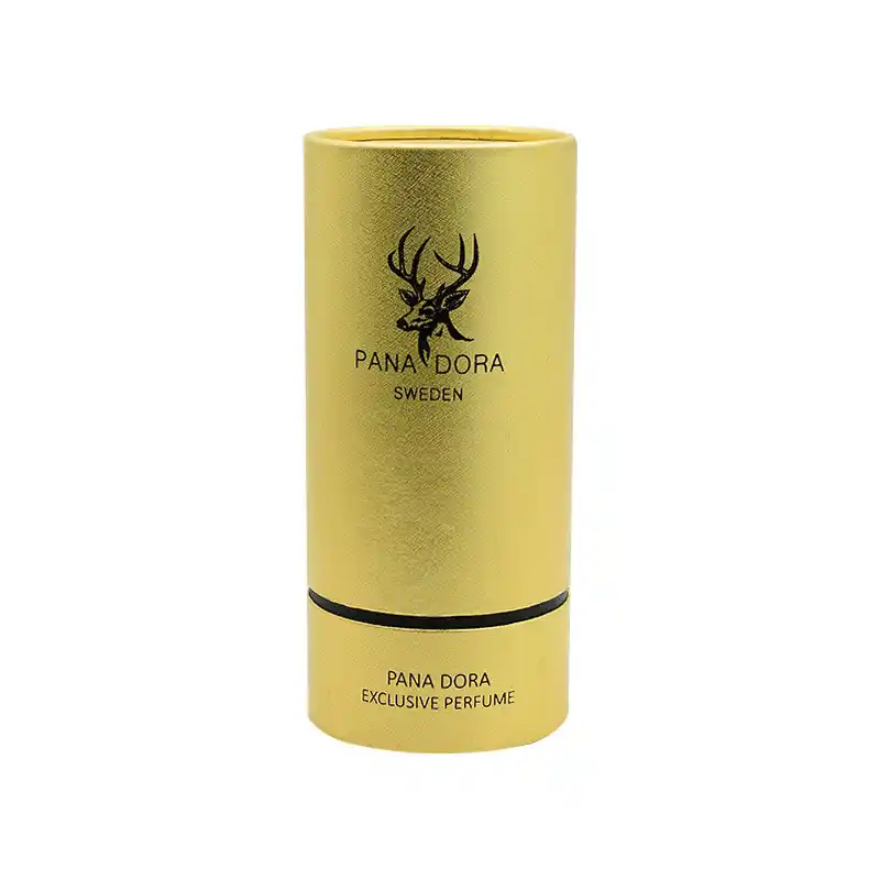 Brand Hot Stamp Gold Essential Perfumes Paper Tube Packaging