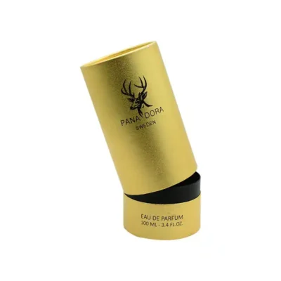Brand Hot Stamp Gold Essential Perfumes Paper Tube Packaging
