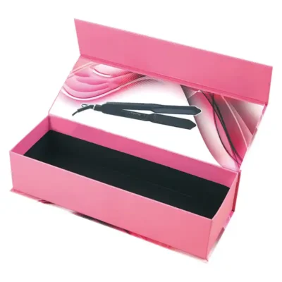 Brand Recycled Flat Curling Iron Gift Magnetic Lid Boxes