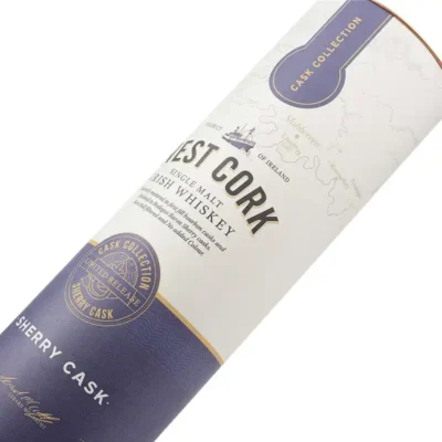 Bulk Biodegradable Wine Paper Tube Packaging with Tin Plate