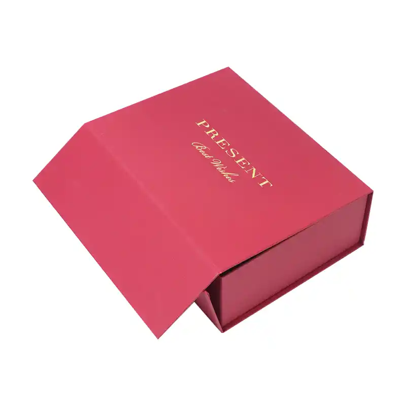 Bulk Custom Foldable Cardboard Magnetic Closure Paper Boxes