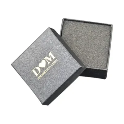 Bulk Eco-Friendly Textured Paper Watch Gift Boxes Packaging
