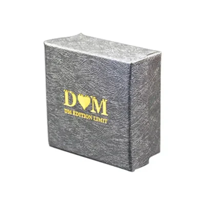 Bulk Eco-Friendly Textured Paper Watch Gift Boxes Packaging