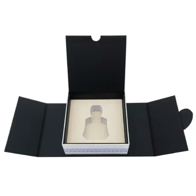 Custom Design Double Door Magnetic Perfume Paper Boxes