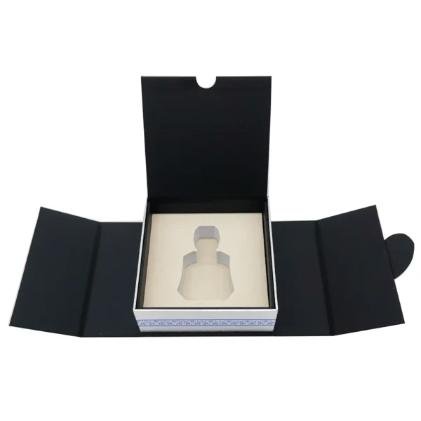 Custom Design Double Door Magnetic Perfume Paper Boxes Custom Design Double Door Magnetic Perfume Paper Boxes