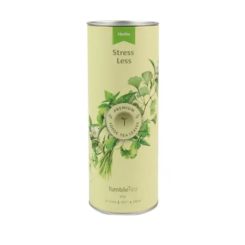 Custom Food Grade Tea Gift Round Cylinder Box with Tinplate