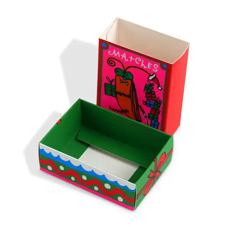 Custom Logo Exquisite Cartoon White Card Drawer Boxes Vendor