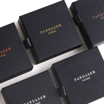 Custom Logo Jewelry Boxes Sets Gift Ring Pendant Packaging