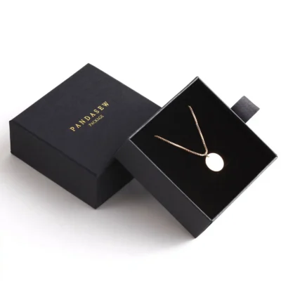 Custom Logo Jewelry Boxes Sets Gift Ring Pendant Packaging