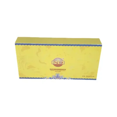 Custom Logo Luxury Gold Hot Stamping Rigid Gift Coffee Boxes