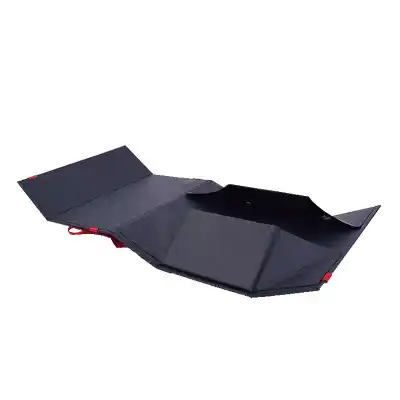 Custom Logo Matt Lamination Paper Gift Boxes with Ribbon