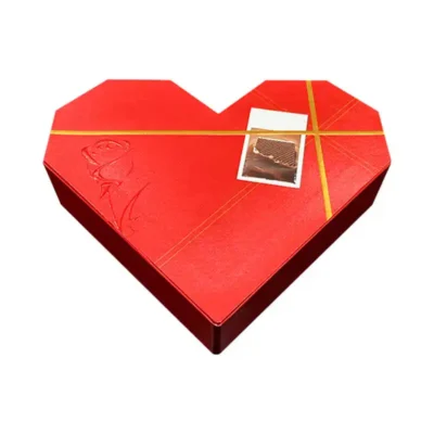 Custom Multi Corner Red Small Candy Heart Shaped Gift Boxes