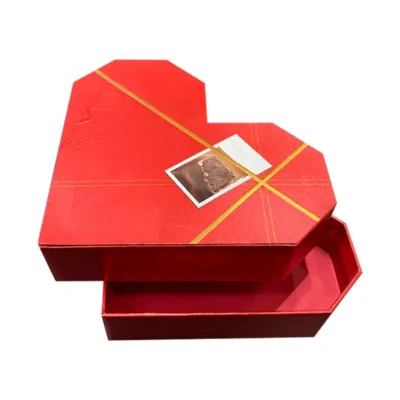 Custom Multi Corner Red Small Candy Heart Shaped Gift Boxes