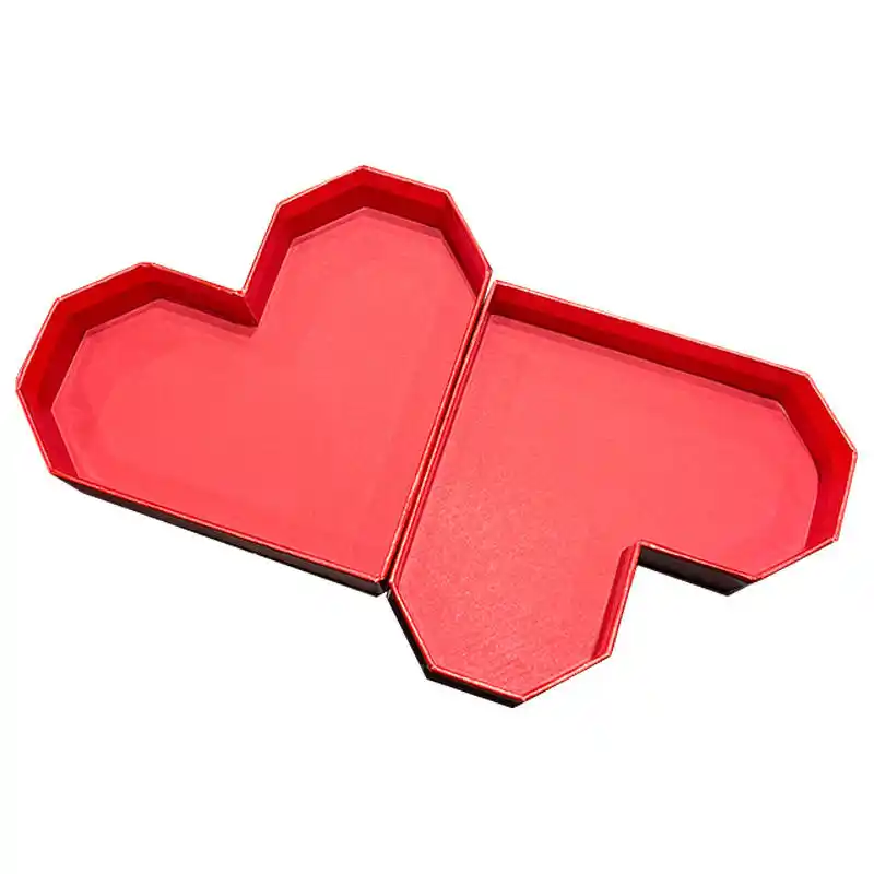 Custom Multi Corner Red Small Candy Heart Shaped Gift Boxes