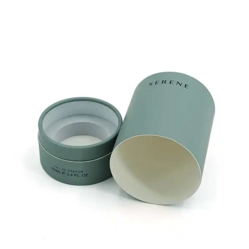 Custom Round Paper Tube Packaging for Jewelry Perfume Flower