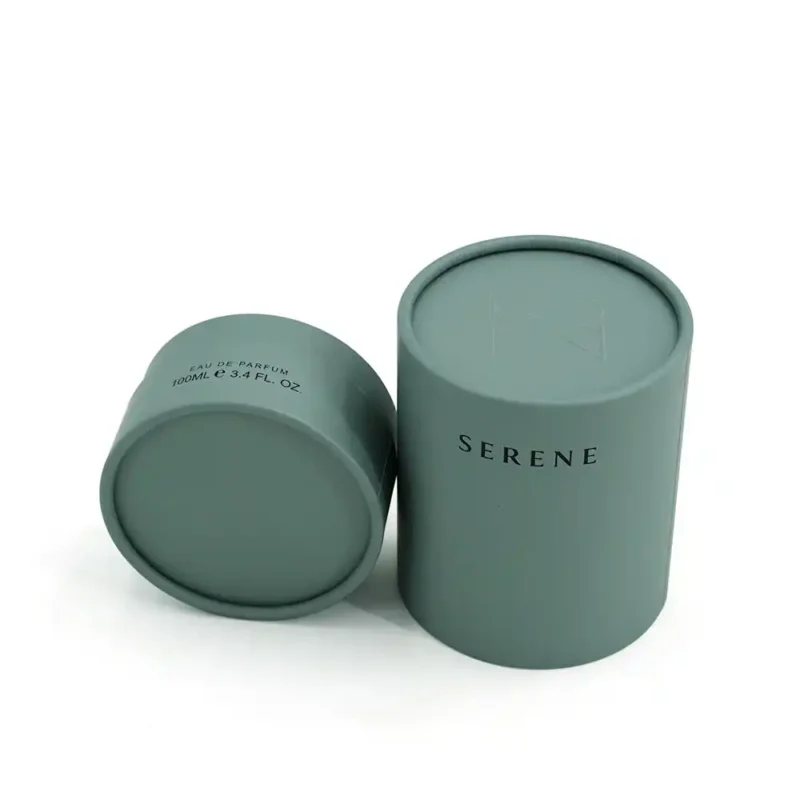 Custom Round Paper Tube Packaging for Jewelry Perfume Flower