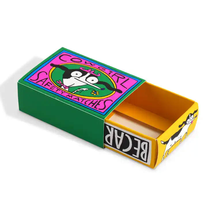 Custom Sliding Drawer Gift Boxes for Matches Packaging Bulk