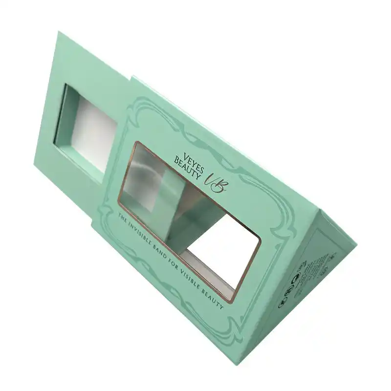 Customized Logo Small Ribbon Pull Out Triangle Drawer Boxes