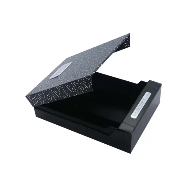 Customized Luxury Black Rigid Creative Gift Perfume Boxes