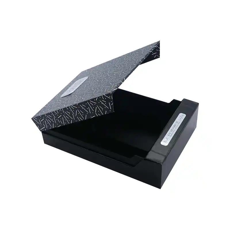 Customized Luxury Black Rigid Creative Gift Perfume Boxes