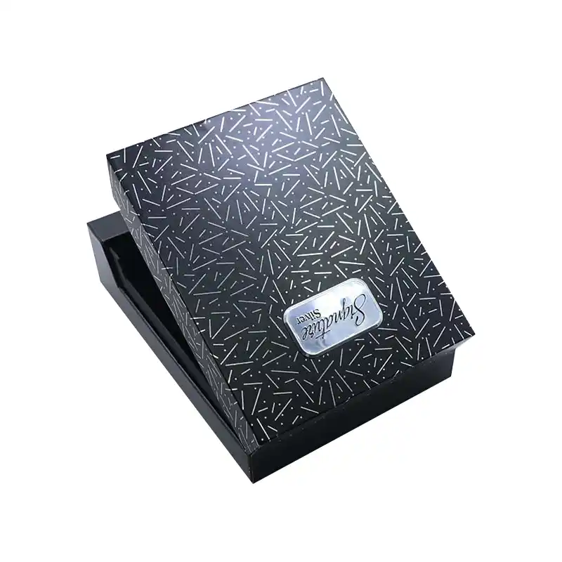 Customized Luxury Black Rigid Creative Gift Perfume Boxes