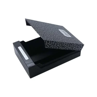 Customized Luxury Black Rigid Creative Gift Perfume Boxes