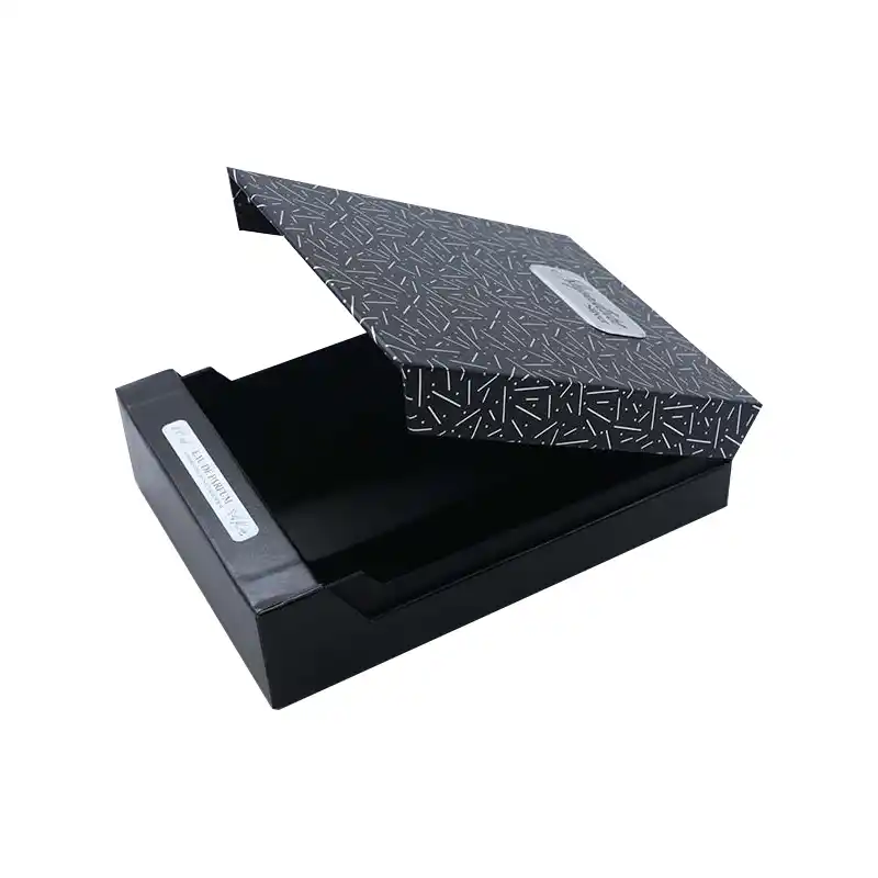 Customized Luxury Black Rigid Creative Gift Perfume Boxes