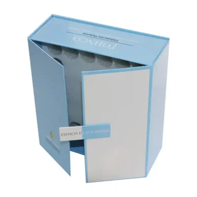 Customized Luxury Double Door Face Care Rigid Boxes with EVA