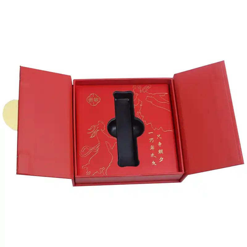 Customized Stamping Logo Double Door Open Packaging Boxes