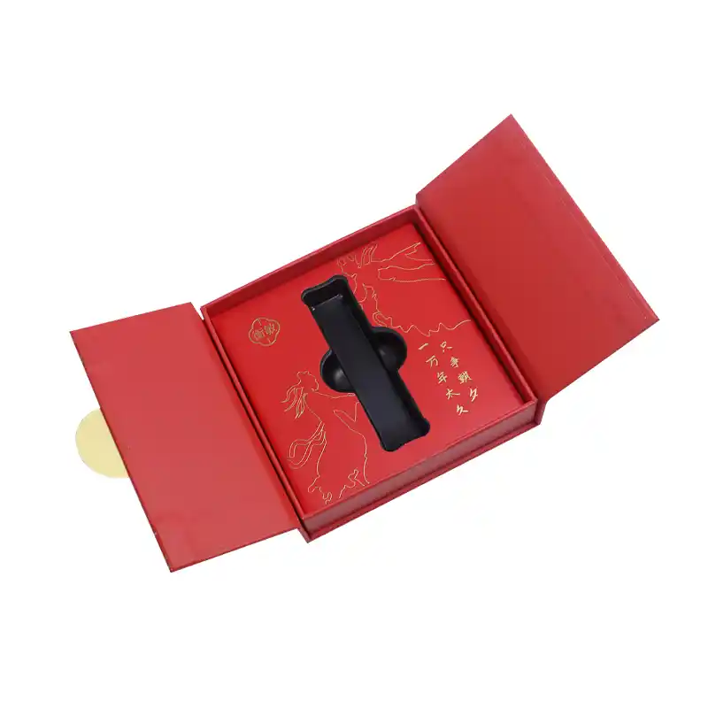 Customized Stamping Logo Double Door Open Packaging Boxes