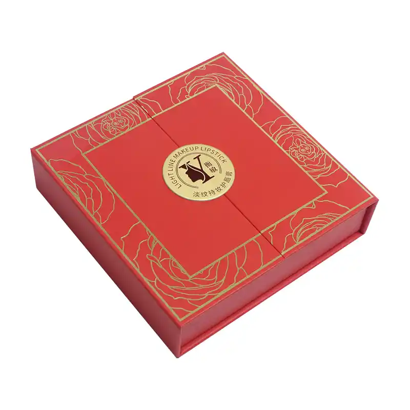 Customized Stamping Logo Double Door Open Packaging Boxes
