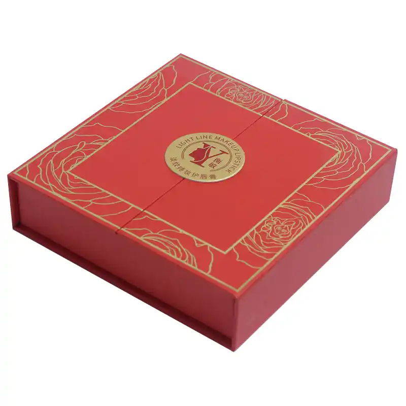 Customized Stamping Logo Double Door Open Packaging Boxes