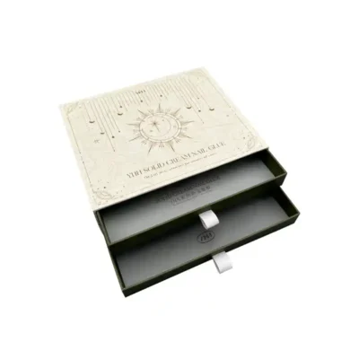 Distribution Solid Cream Nail Glue Double Drawer Paper Boxes
