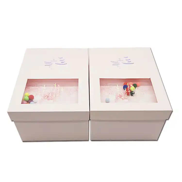 Elegant Socks Pillow Lid and Base Paper Gift Boxes Factory